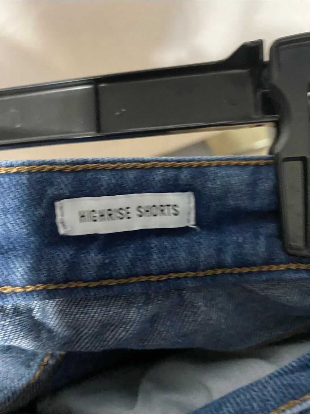 William Rast Dark Blue Denim Cutoff Shorts